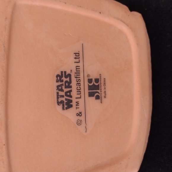 Baby Yoda Clay set of Spaceships Pencil Holders Collectable Star Wars Figures - Picture 5 of 9